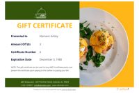 Restaurant Gift Certificate Template – Pdf Templates | Jotform regarding Restaurant Gift Certificate Template
