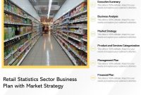 Retail Statistics Sector Business Plan With Market Strategy regarding Grocery Store Business Plan Template