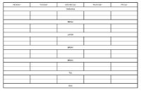 Revision | Mrreid throughout Blank Revision Timetable Template
