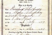 Roman Catholic Baptism Certificate Template New Baptism regarding Roman Catholic Baptism Certificate Template