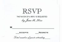 Rsvp Cards Templates Free Fresh Wedding Rsvp Card Black And for Free Printable Wedding Rsvp Card Templates