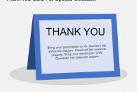Rv Thank You Card For Special Occasion Flat Powerpoint for Powerpoint Thank You Card Template