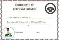 Safe Driving Certificate Template: 20 Printable Certificate with regard to Safe Driving Certificate Template