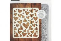 Sale Hearts Die Cutting Template Recollections with Recollections Card Template