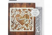 Sale Thank You Cutting Template Die Recollections for Recollections Card Template