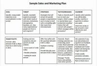 Sales Business Plan Template Fresh Free Sales Plan Templates regarding Business Plan To Increase Sales Template