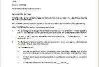 Sample Cleaning Contract Template For Ms Word | Document Hub for Cleaning Business Contract Template