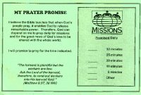 Sample: Faith Promise Commitment Or Pledge Card regarding Pledge Card Template For Church