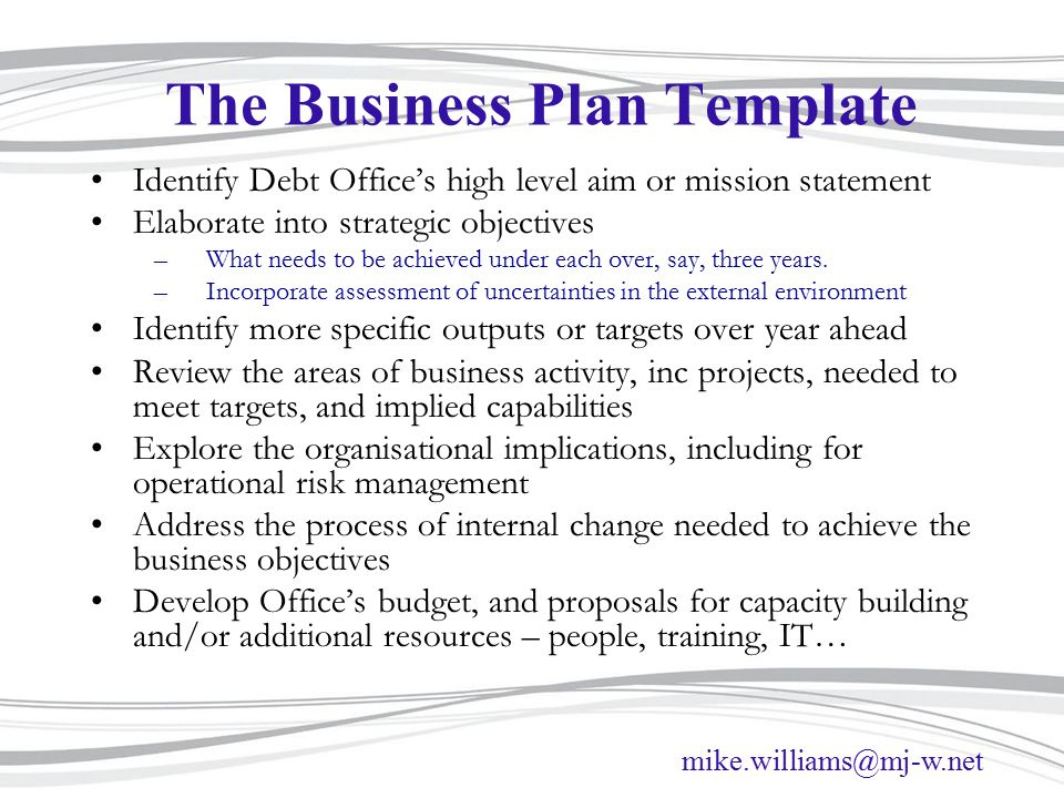 Sample High Level Business Plan pertaining to High Level Business Plan Template