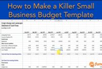 Sample Spreadsheet For Income And Expenses Nz Small Business within Free Small Business Budget Template Excel