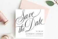 Save The Date Card Templates, Wedding Save The Dates intended for Save The Date Cards Templates