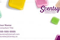 Scentsy Business Cards | Join Team & Get Professional inside Scentsy Business Card Template