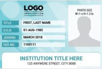 School, College, And University Id Card Templates intended for Faculty Id Card Template