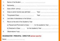 School Leaving Certificate Template (8 throughout School Leaving Certificate Template