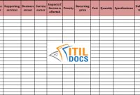 Service Catalogue Template | Itil Service Catalog – Itil Docs intended for Business Process Catalogue Template