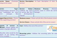Service Catalogue Template | Itil Service Catalog – Itil Docs throughout Business Process Catalogue Template