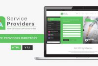 Service Providers – Business Directory Template Nulled Theme within Free Business Directory Template