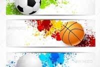 Set Of Sport Banners throughout Sports Banner Templates