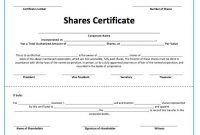 Share Certificate Template Australia In 2020 | Certificate intended for Share Certificate Template Australia