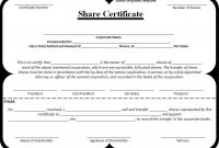 Share Certificate Template Canada – Carlynstudio within Share Certificate Template Pdf