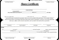 Share Certificate Templates | 3+ Free Printable Ms Word Formats in Corporate Share Certificate Template