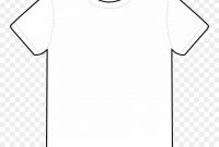 Shirt Template Transparent & Free Shirt Template Transparent pertaining to Blank T Shirt Outline Template
