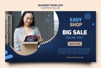 Shopping Online Banner Template | Free Psd File inside Free Online Banner Templates