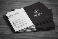 Simple Black & White Business Card | Simple Business Cards inside Black And White Business Cards Templates Free