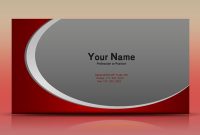 Simple Dashing Red Business Card | Red Business Cards with regard to Templates For Visiting Cards Free Downloads