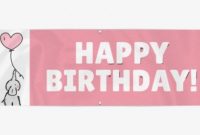Simply Happy Birthday Banner Template Preview – Coquelicot intended for Free Happy Birthday Banner Templates Download