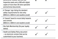 Site Safe Small Business Safety Package inside Health And Safety Policy Template For Small Business