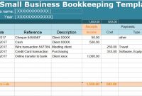 Small Business Bookkeeping Template Spreadsheet intended for Bookkeeping For Small Business Templates