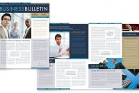 Small Business Consulting Newsletter Template – Word & Publisher with Free Business Newsletter Templates For Microsoft Word