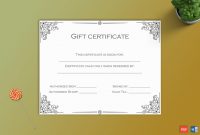 Small Business Gift Certificate Template (For Word) – Gct within Small Certificate Template