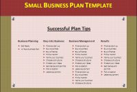 Small Business Plan Template | Small Business Plan Template for Simple Startup Business Plan Template