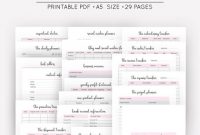 Small Business Planner Template Bundle | A5 Printable | Home Business  Planner | Order Form | Etsy Business Planning Kit | Social Media Plan for Etsy Business Plan Template