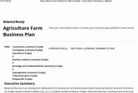 Small Farm Business Plan Template New 7 Farm Business Plan intended for Free Agriculture Business Plan Template