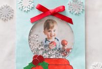 Snow Globe Template Card – The Best Ideas For Kids regarding Diy Christmas Card Templates