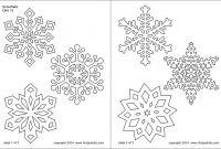 Snowflake Coloring Pages | Free Printable Templates within Blank Snowflake Template