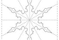 Snowflake Template #6 | Snowflake Template, Paper Snowflake intended for Blank Snowflake Template