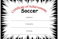 Soccer Certificate Template – Microsoft Word Templates with regard to Soccer Certificate Templates For Word