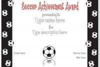 Soccer Certificate Templates | Activity Shelter with Soccer Certificate Template