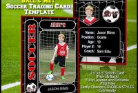 Soccer Sports Trader Card Template For Photoshop throughout Soccer Trading Card Template