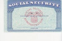 Social Security Card Ssc Blank Color In 2020 | Social pertaining to Social Security Card Template Psd