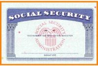 Social Security Card Template Pdf – Free Download (Printable) with Social Security Card Template Pdf