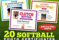 Softball Award Certificates | Templates | Coaching Forms pertaining to Softball Award Certificate Template