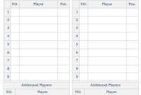 Softball Lineup Card 2 Per Sheet | Baseball Lineup, Baseball pertaining to Softball Lineup Card Template