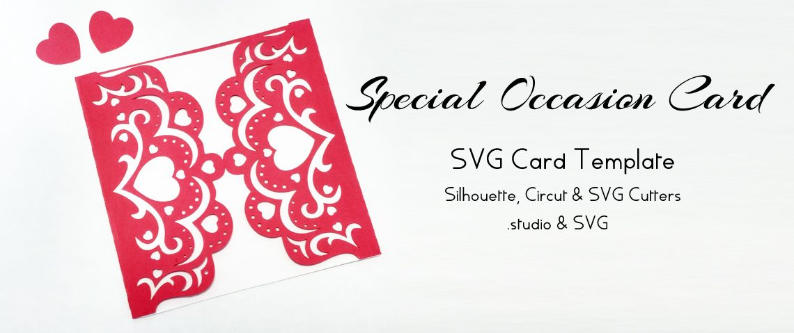 Special Occasion Card - Free Svg Card Template with regard to Free Svg Card Templates