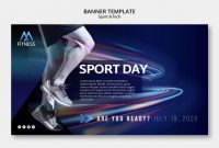 Sport Tag Banner Vorlage | Kostenlose Psd-Datei with regard to Sports Banner Templates
