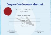 Sports Certificates – Best Swimming Award Certificate throughout Swimming Award Certificate Template